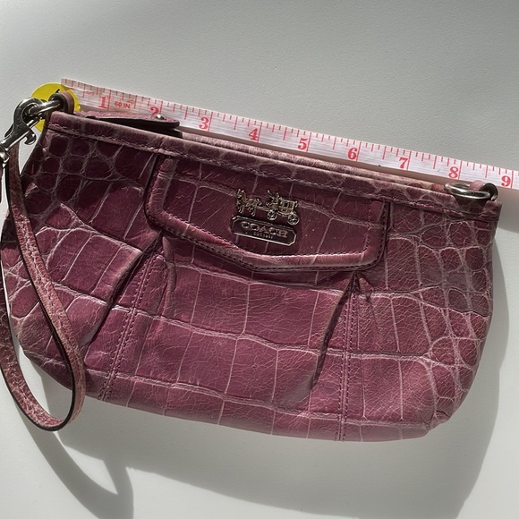 Purple Coach Wristlet/Mini Handbag - Picture 8 of 13